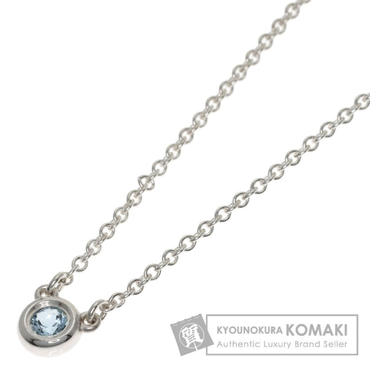 TIFFANY&Co. By The Yard Aquamarine Necklace Silver Ladies [Used]
