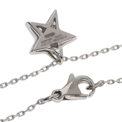 CHANEL Comet Small Diamond Necklace K18 White Gold Ladies [Used]