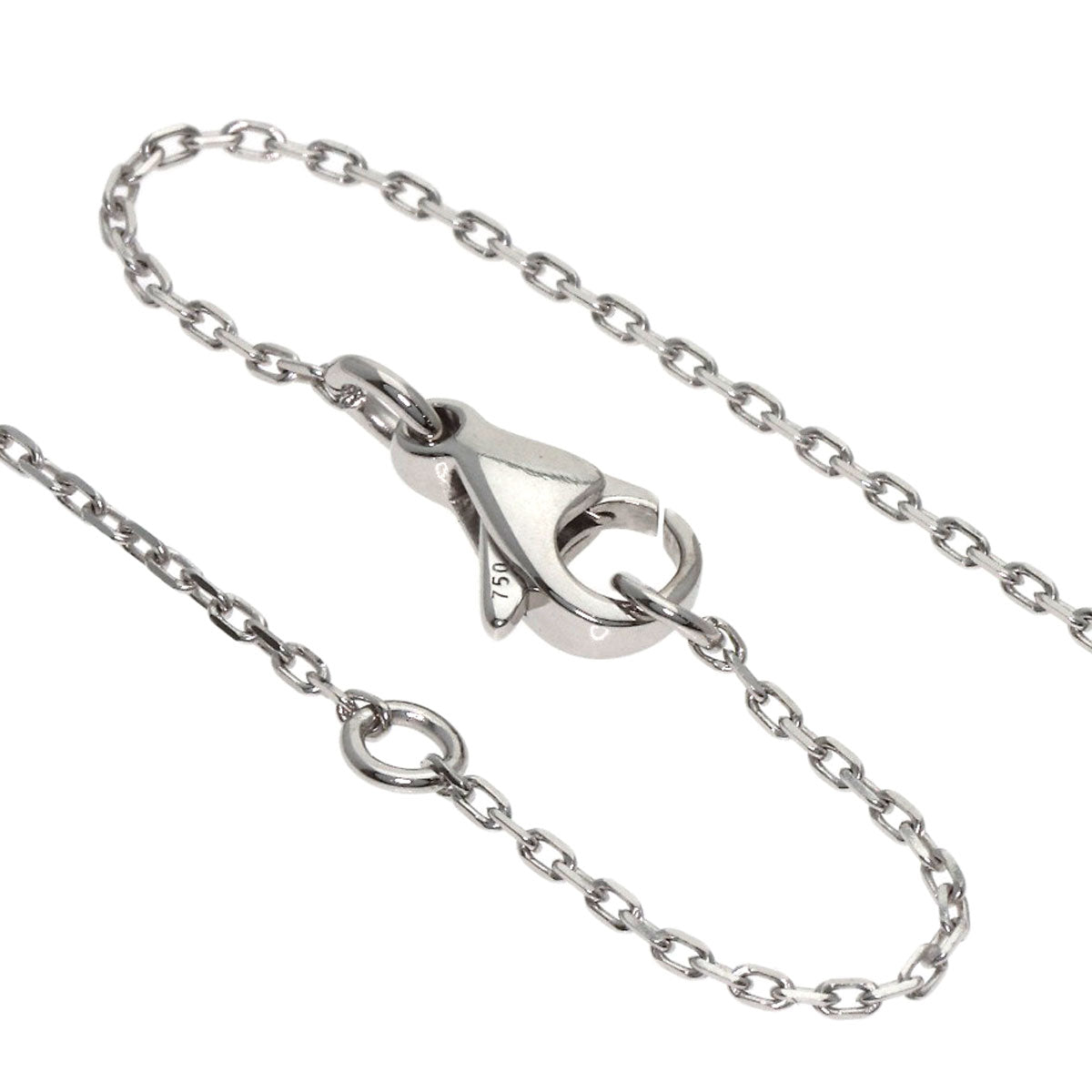 CHANEL Comet Small Diamond Necklace K18 White Gold Ladies [Used]
