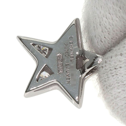 CHANEL Comet Small Diamond Necklace K18 White Gold Ladies [Used]