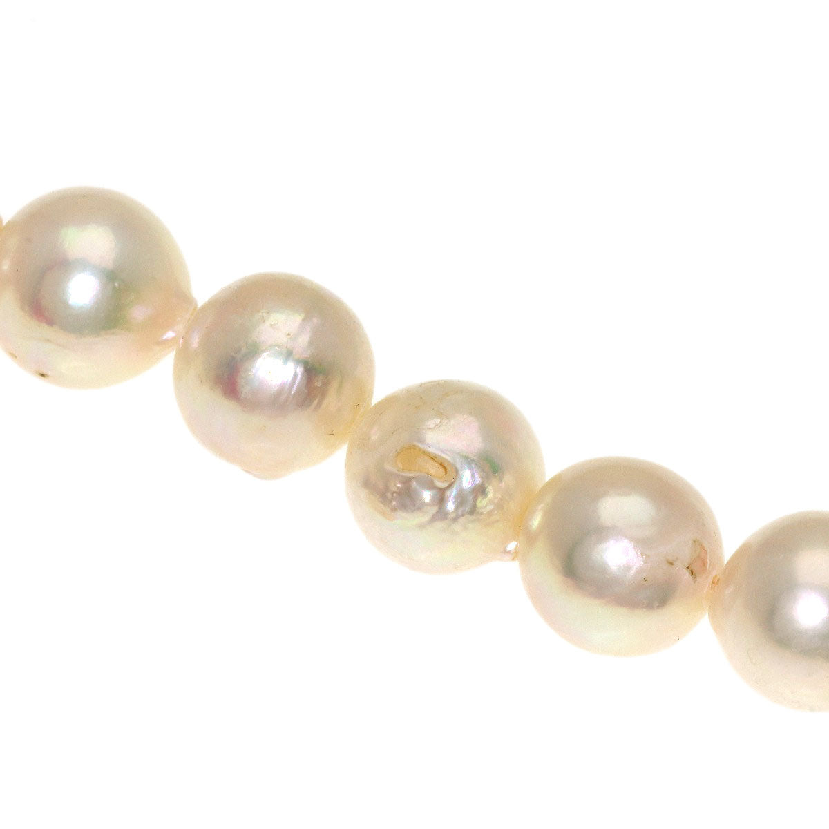 Akoya Baroque Pearl Pearl Necklace Silver 40.4g　Ladies