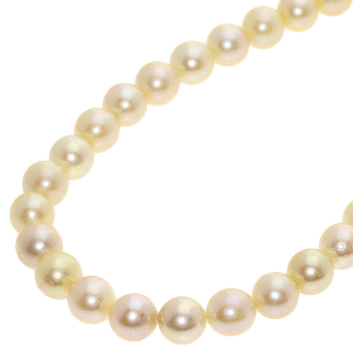 Akoya pearl Pearl Necklace Silver 25.2g　Ladies