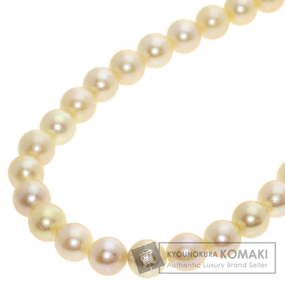 Akoya pearl Pearl Necklace Silver 25.2g　Ladies