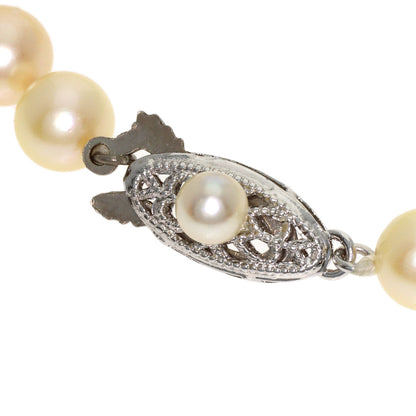 Akoya pearl Pearl Necklace Silver 25.2g　Ladies