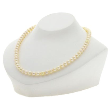 Akoya pearl Pearl Necklace Silver 25.2g　Ladies