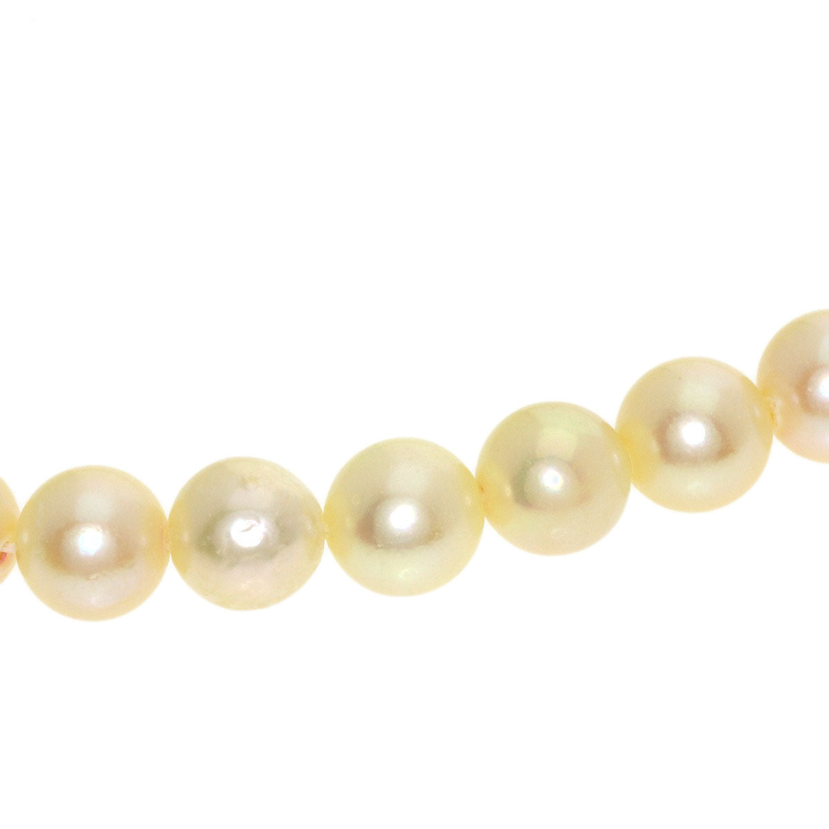 Akoya pearl Pearl Necklace Silver 25.2g　Ladies