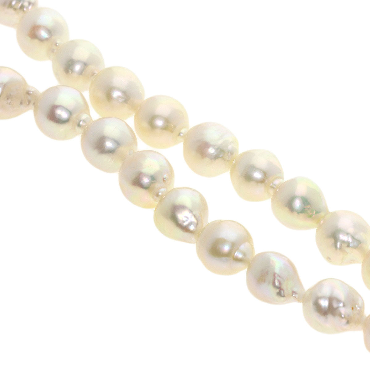 Baroque pearl Pearl Necklace Silver 89.5g　Ladies