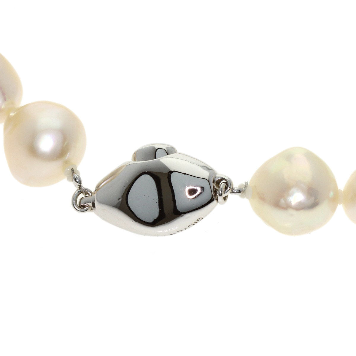 Baroque pearl Pearl Necklace Silver 89.5g　Ladies