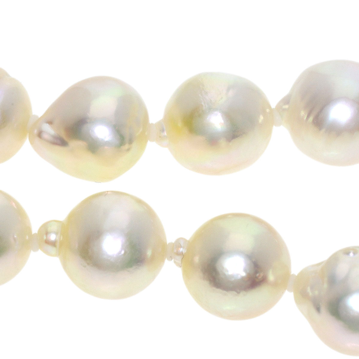 Baroque pearl Pearl Necklace Silver 89.5g　Ladies