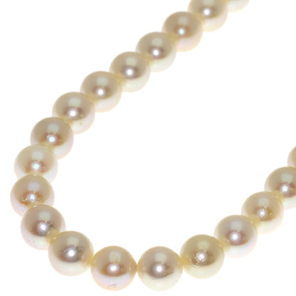 Akoya pearl Pearl Necklace Silver 32.4g　Ladies