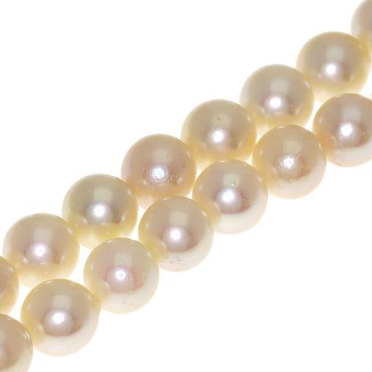 Akoya pearl Pearl Necklace Silver 32.4g　Ladies