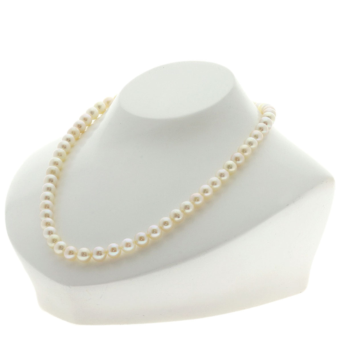 Akoya pearl Pearl Necklace Silver 32.4g　Ladies
