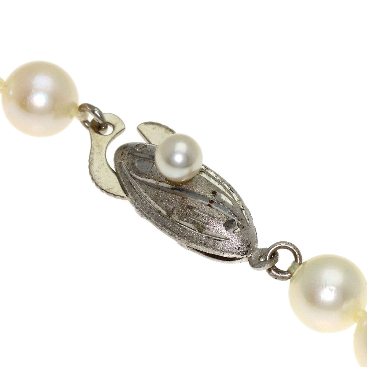 Akoya pearl Pearl Necklace Silver 21.8g　Ladies