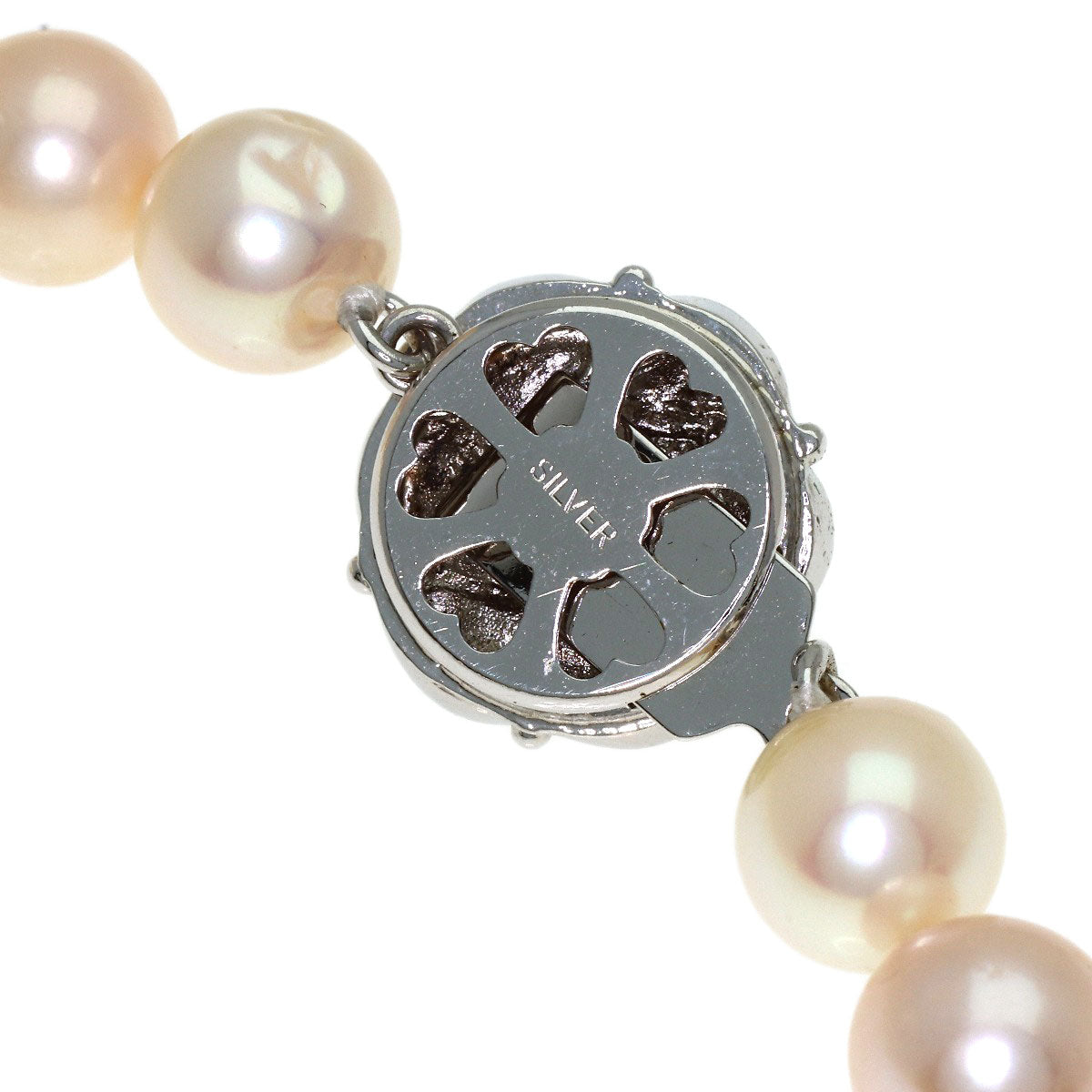 Akoya pearl Pearl Necklace Silver 38g　Ladies
