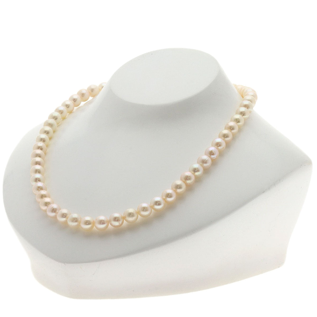 Akoya pearl Pearl Necklace Silver 38g　Ladies