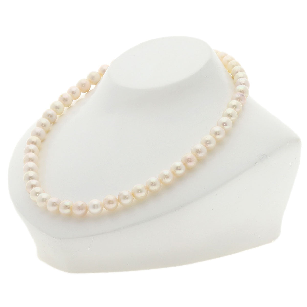 Akoya pearl Pearl Necklace Silver 48.5g　Ladies