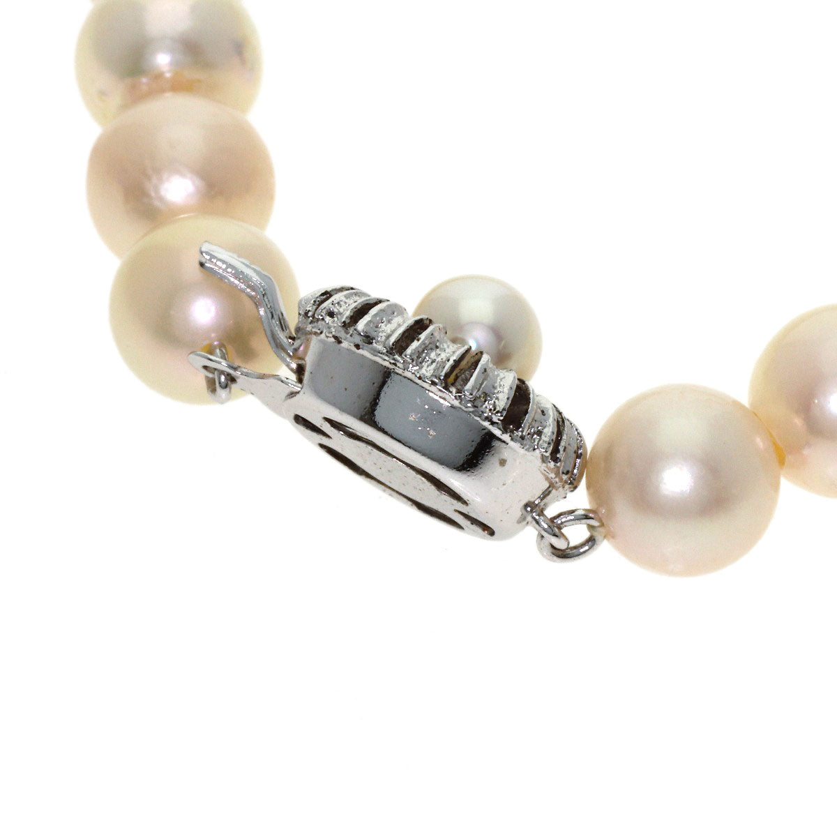 Akoya pearl Pearl Necklace Silver 48.5g　Ladies