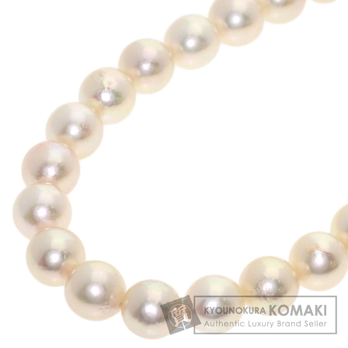 Akoya pearl Pearl Necklace Silver 32.7g　Ladies