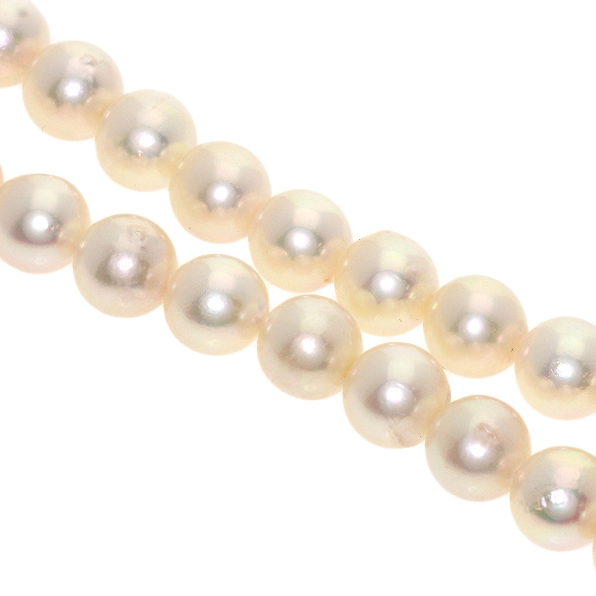 Akoya pearl Pearl Necklace Silver 32.7g　Ladies