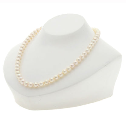 Akoya pearl Pearl Necklace Silver 32.7g　Ladies