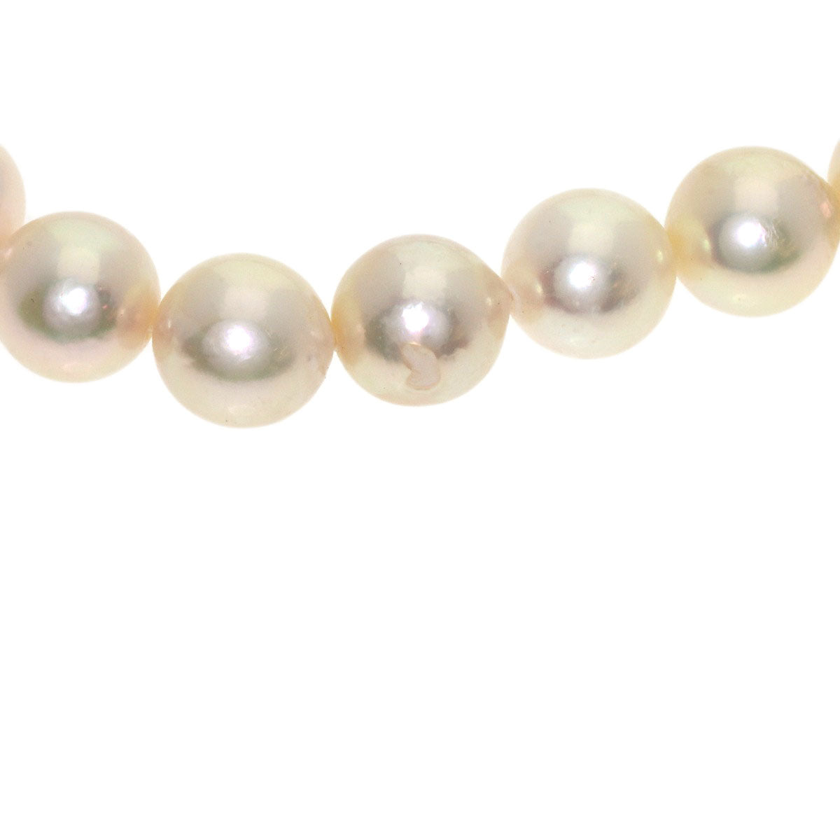 Akoya pearl Pearl Necklace Silver 32.7g　Ladies