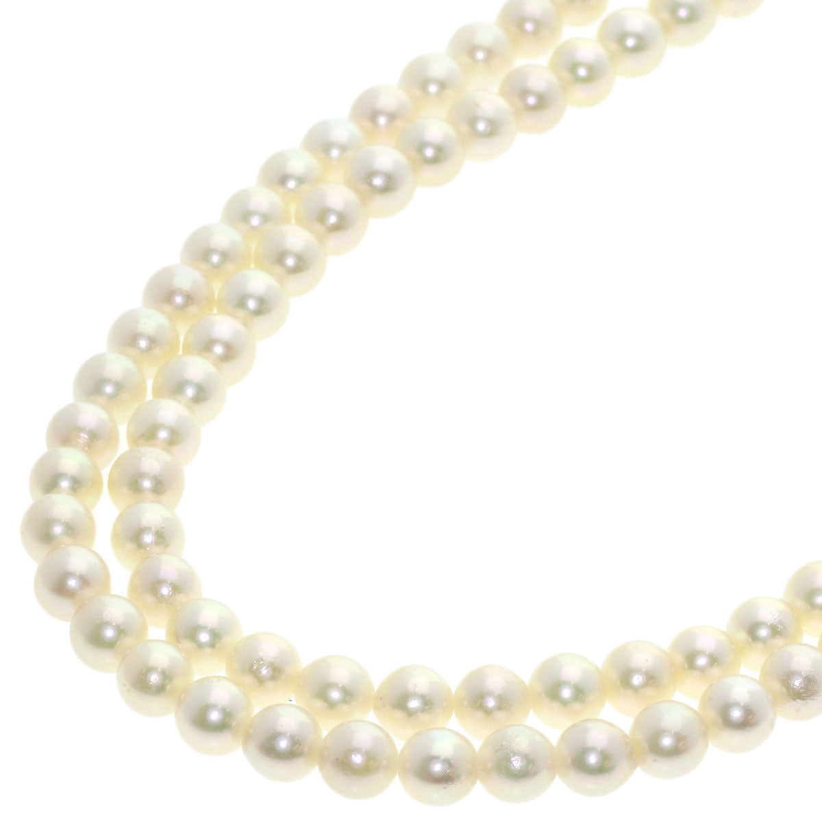 Akoya Pearl Pearl 2 series Necklace Silver 48.5g　Ladies