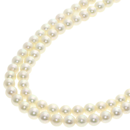 Akoya Pearl Pearl 2 series Necklace Silver 48.5g　Ladies