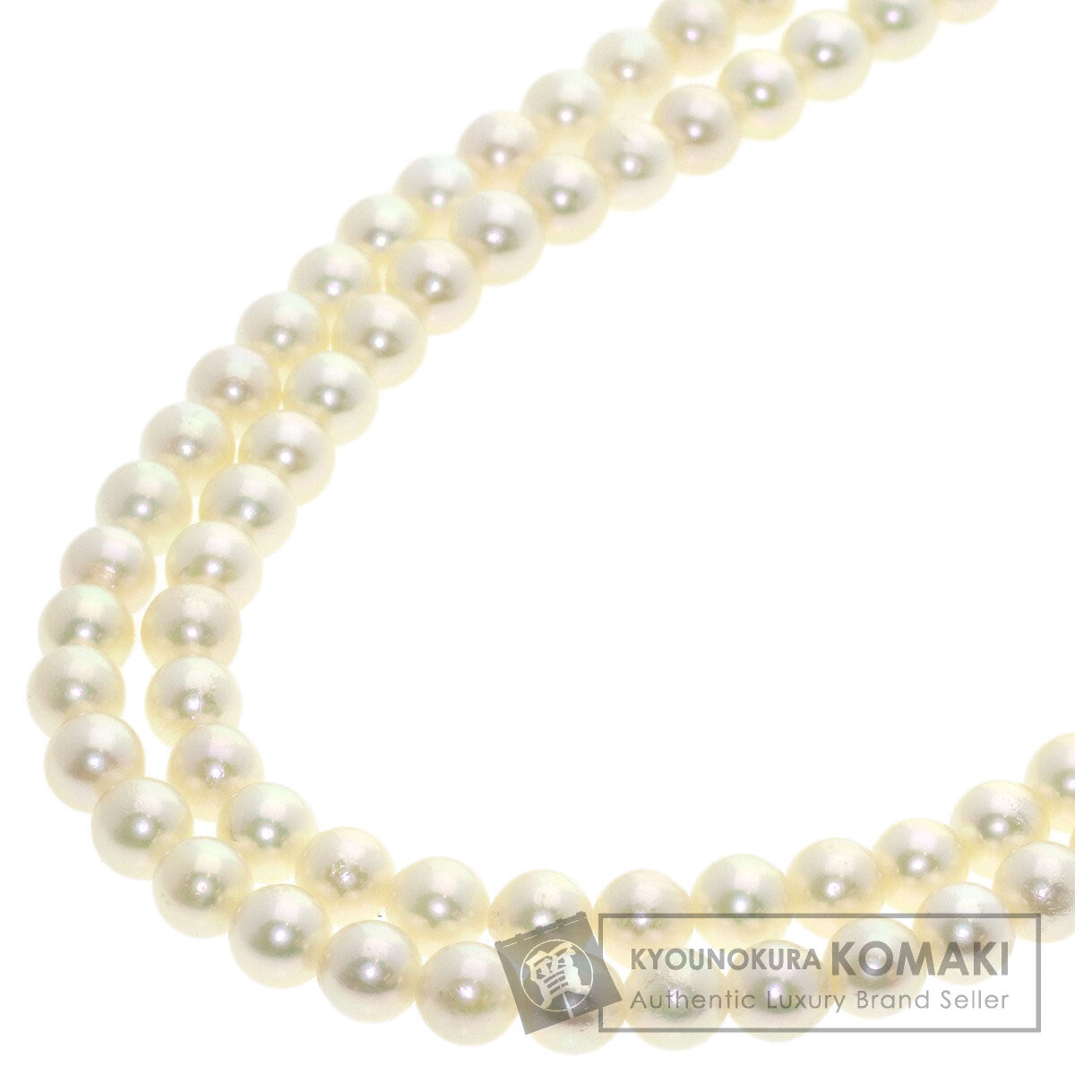 Akoya Pearl Pearl 2 series Necklace Silver 48.5g　Ladies