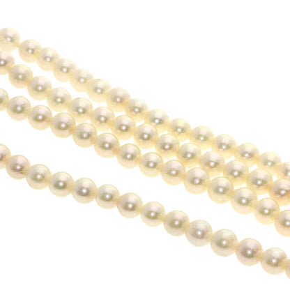 Akoya Pearl Pearl 2 series Necklace Silver 48.5g　Ladies