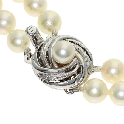 Akoya Pearl Pearl 2 series Necklace Silver 48.5g　Ladies