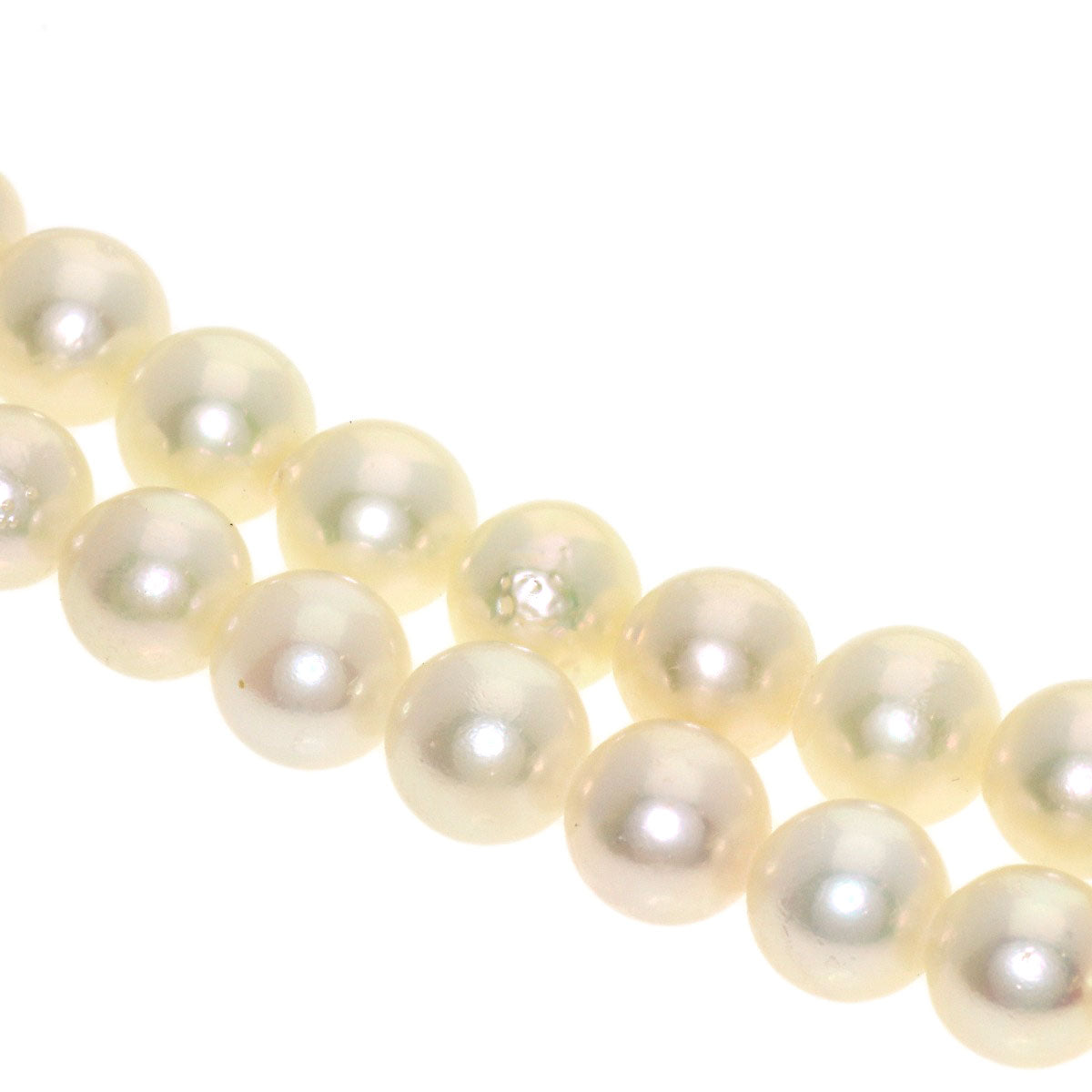 Akoya Pearl Pearl 2 series Necklace Silver 48.5g　Ladies