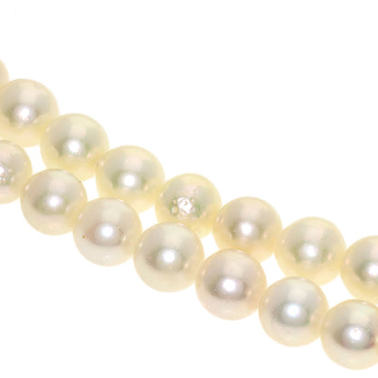 Akoya Pearl Pearl 2 series Necklace Silver 48.5g　Ladies
