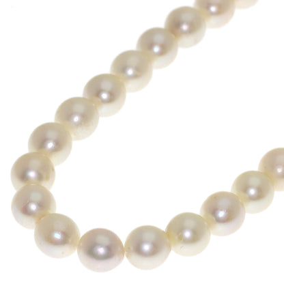 Akoya pearl Pearl Necklace Silver 30.6g　Ladies