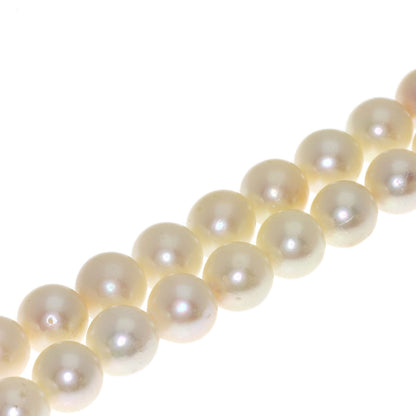 Akoya pearl Pearl Necklace Silver 30.6g　Ladies
