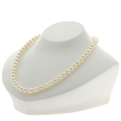 Akoya pearl Pearl Necklace Silver 30.6g　Ladies
