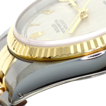 ROLEX Datejust Pyramid Roman Watches 16233 Stainless Steel/SSxK18YG mens
