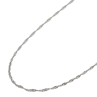 Screw Chain 17.3" Necklace Platinum PT850 1.8g　Ladies