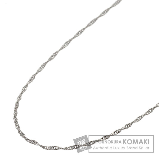 Screw Chain 17.3" Necklace Platinum PT850 1.8g　Ladies