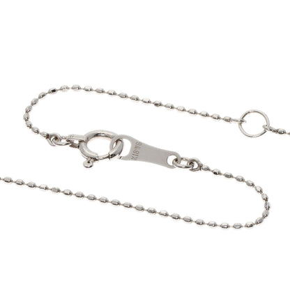 Chain 15.7" Necklace K18 White Gold 1.2g　Ladies