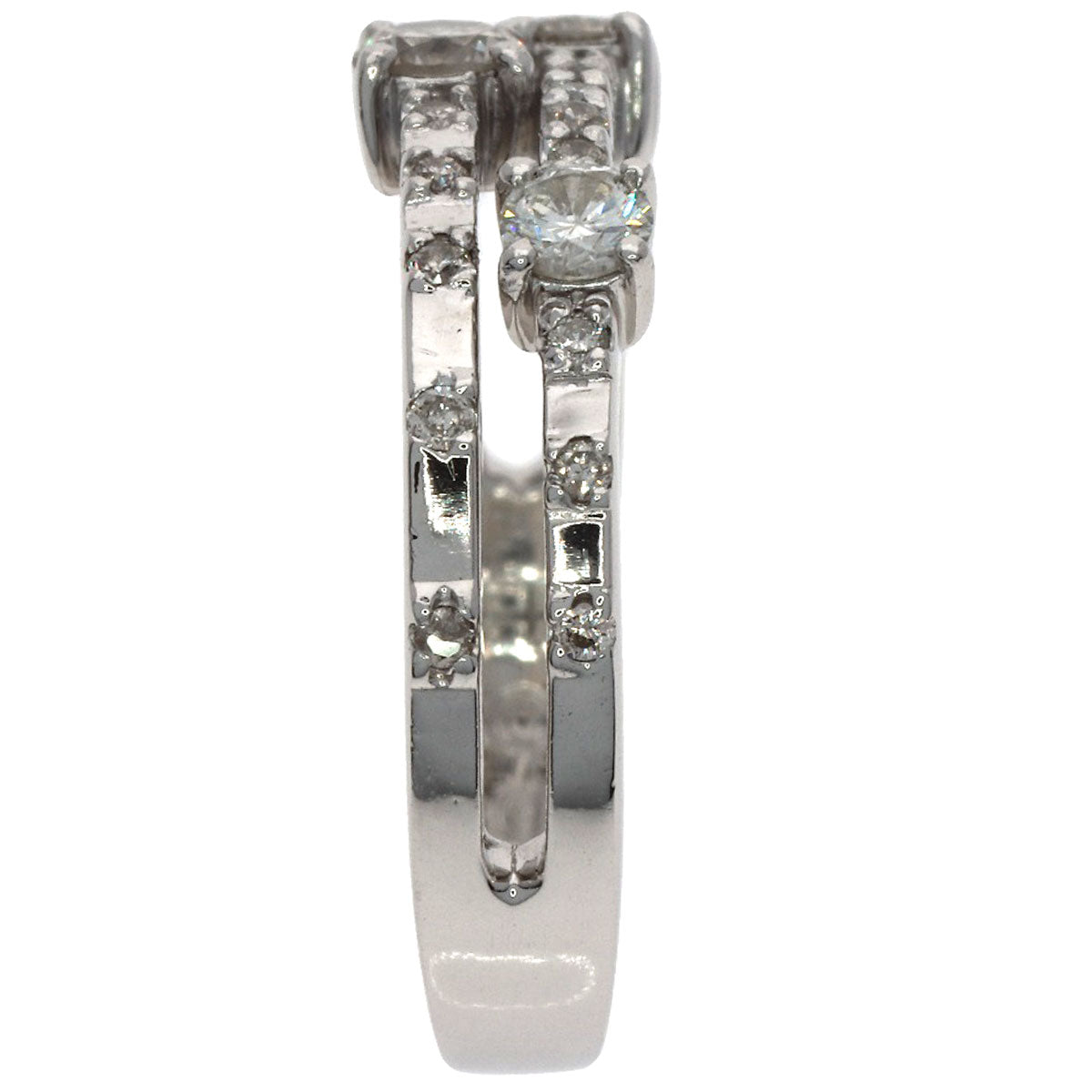 0.5ct Diamond Ring Platinum PT900 5.1g　Ladies