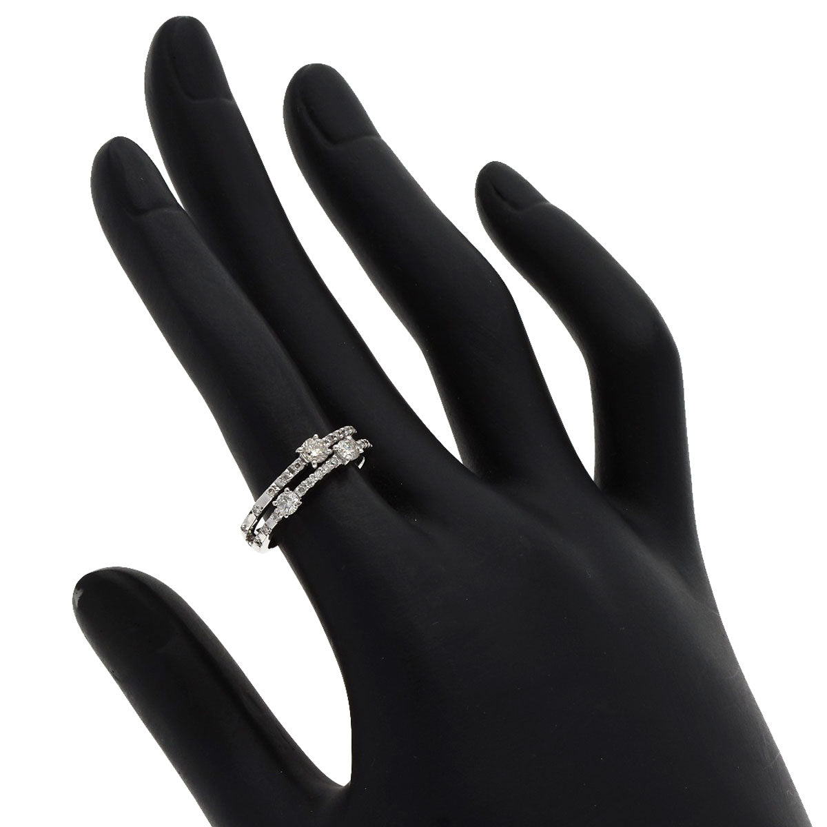 0.5ct Diamond Ring Platinum PT900 5.1g　Ladies