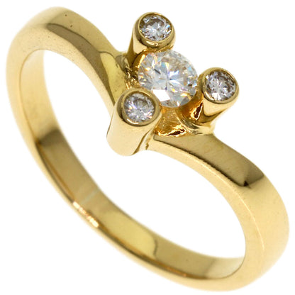 TASAKI Diamond Ring K18 Yellow Gold Ladies [Used]