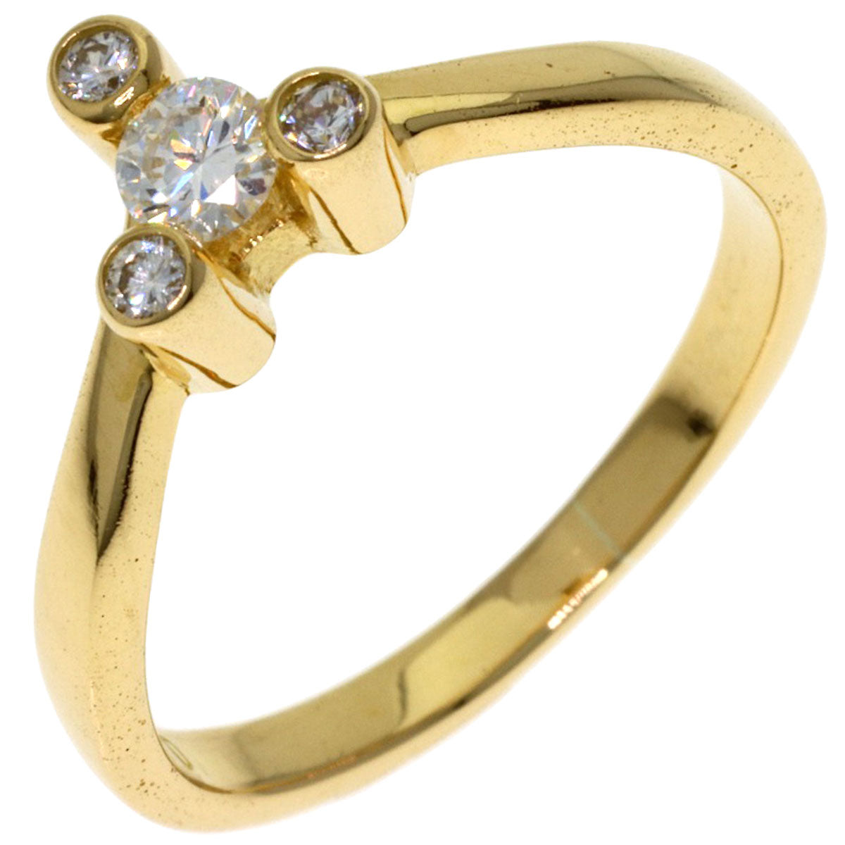 TASAKI Diamond Ring K18 Yellow Gold Ladies [Used]