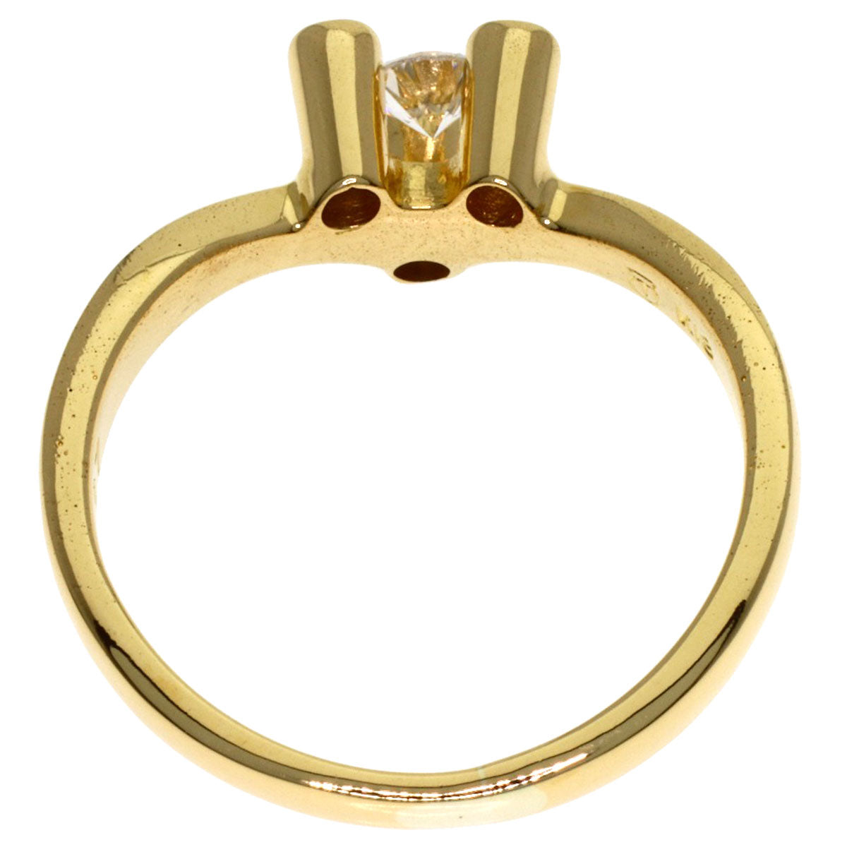 TASAKI Diamond Ring K18 Yellow Gold Ladies [Used]