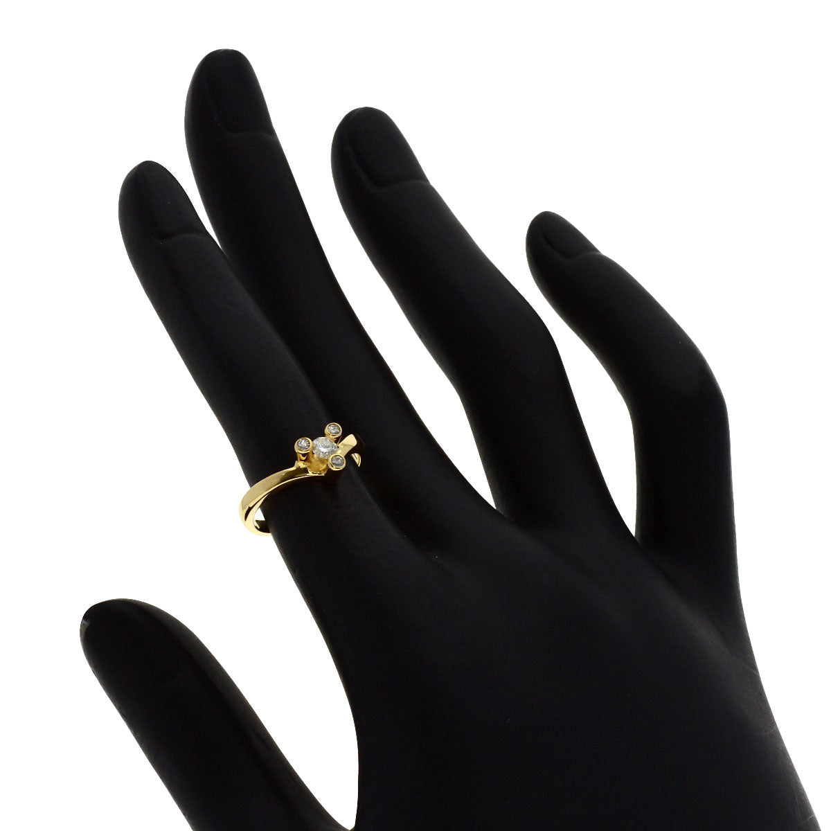 TASAKI Diamond Ring K18 Yellow Gold Ladies [Used]