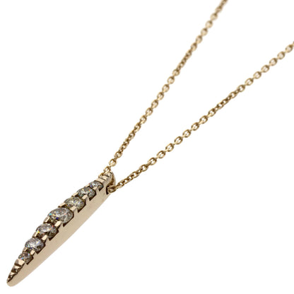 Kashikey Naked Brown Diamond Necklace K18BG Ladies [Used]