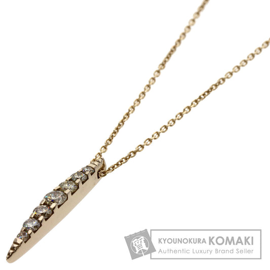 Kashikey Naked Brown Diamond Necklace K18BG Ladies [Used]