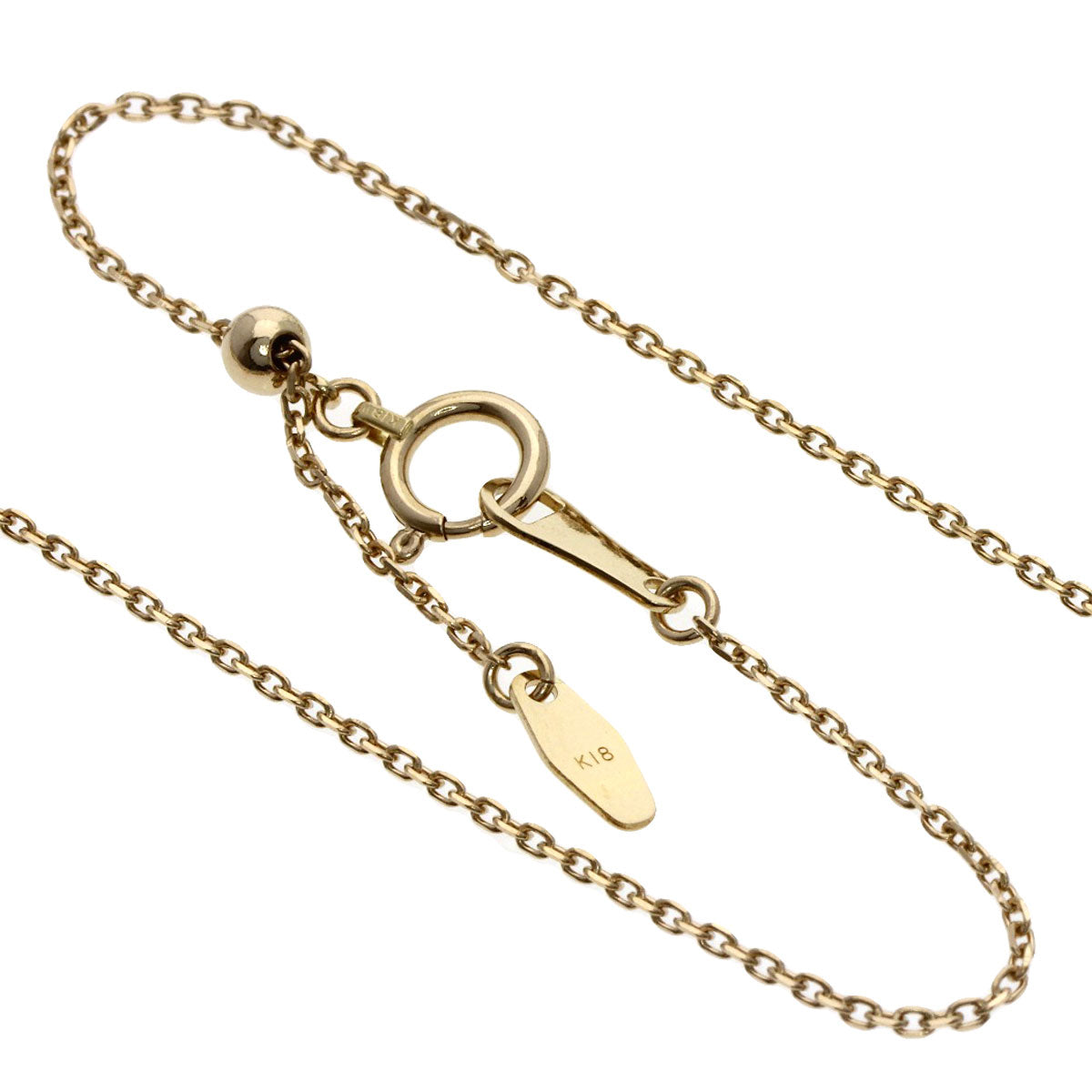 Kashikey Naked Brown Diamond Necklace K18BG Ladies [Used]