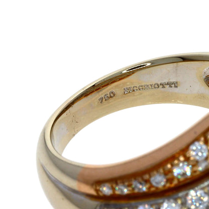 PICCHIOTTI Diamond Ring K18 White Gold 18K Pink GoldLadies [Used]