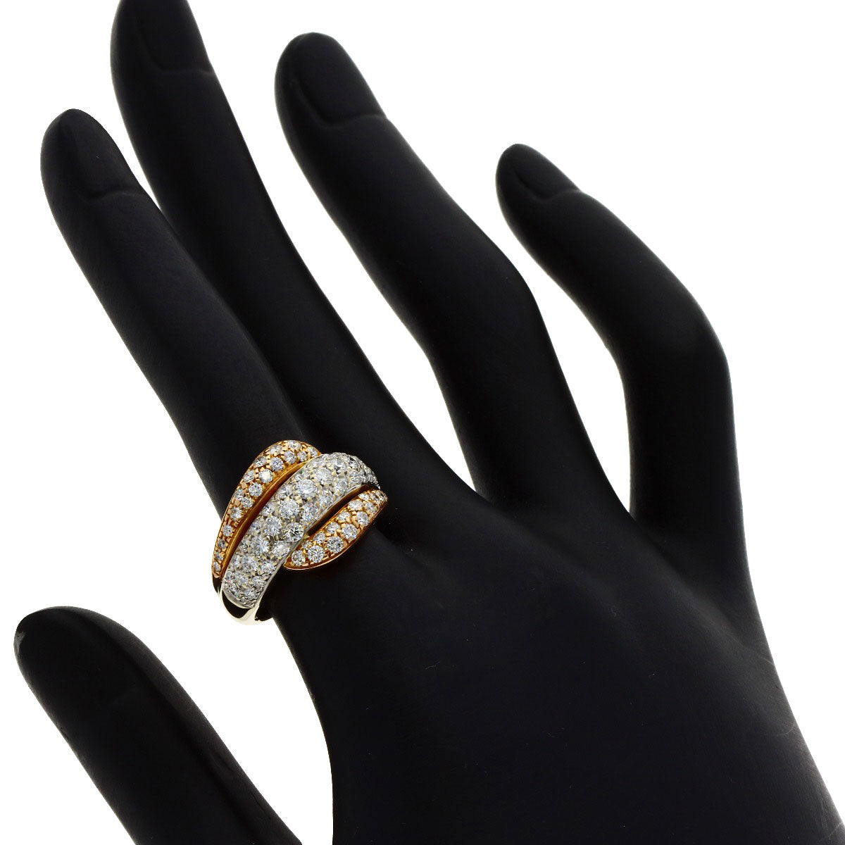 PICCHIOTTI Diamond Ring K18 White Gold 18K Pink GoldLadies [Used]